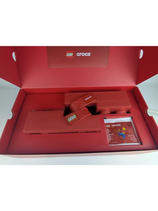 Crocs x  Brick Includes a  gift Triple Red Size  M5 / W7 NIB main image 10